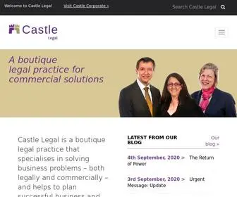 Castlelegal.com.au(Boutique legal practice supporting Castle Corporate) Screenshot