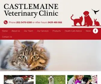 Castlemainevet.net.au(Castlemaine Veterinary Clinic) Screenshot