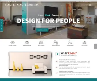 Castlemasterminds.com(Best Interior Decorators in Chennai) Screenshot