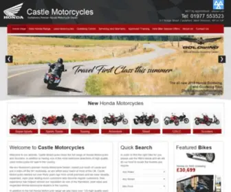 Castlemotorcycles.co.uk(Castle Motorcycles) Screenshot