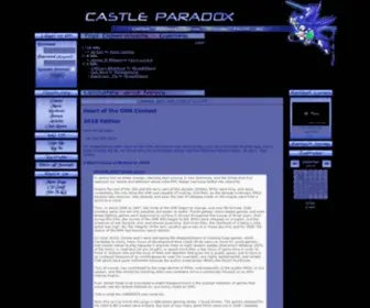Castleparadox.com(Castle Paradox) Screenshot