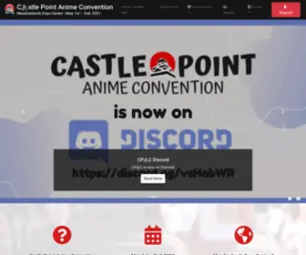 Castlepointanime.com(Castle Point Anime Convention) Screenshot