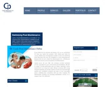 Castlepooluae.com(Castle Pool Maintenance Dubai) Screenshot