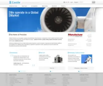 Castleprecision.com(Castle Precision Engineering) Screenshot
