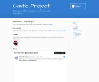 Castleproject.org(Castle Project) Screenshot