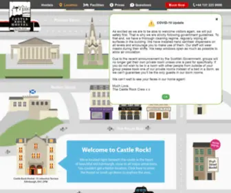 Castlerockedinburgh.com(Castle Rock Hostel) Screenshot