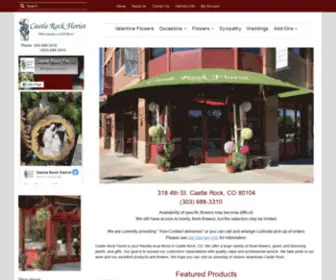 Castlerockflorist.com(Castle Rock Florist) Screenshot