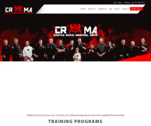 Castlerockmartialarts.com(Castle Rock Martial Arts Castle Rock Martial Arts) Screenshot