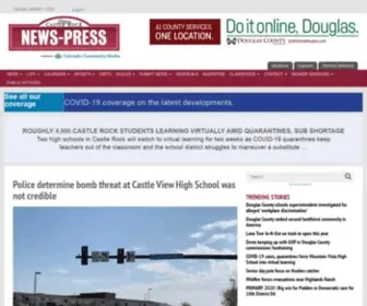 Castlerocknewspress.net(Castle Rock Colorado) Screenshot