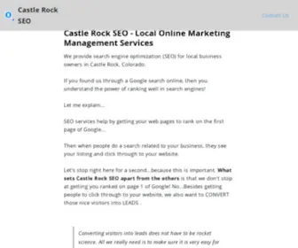 Castlerockseo.com(Castle Rock SEO) Screenshot