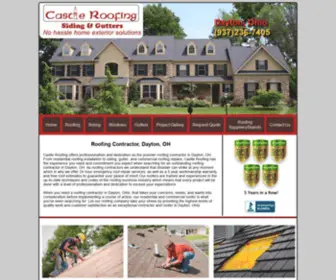 Castleroofingdayton.com(Your top choice for roofing in Dayton) Screenshot