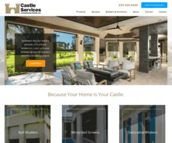 Castleservices.net(Naples Shutters) Screenshot