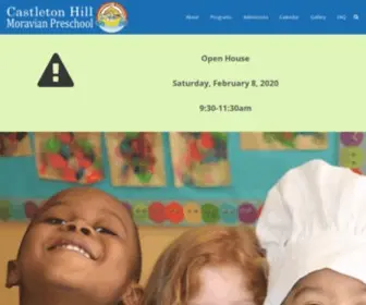 Castletonhillpreschool.com(Castleton Hill Moravian Church Preschool) Screenshot