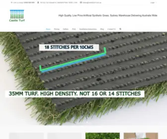 Castleturf.com.au(High Quality Artificial Synthetic Grass Suppliers Australia Wide) Screenshot