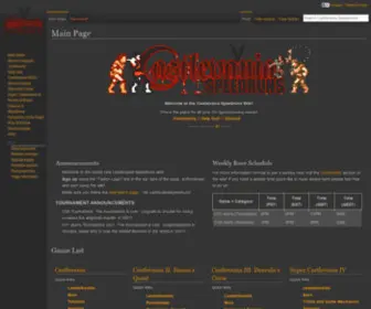 Castlevaniaspeedruns.com(Castlevaniaspeedruns) Screenshot