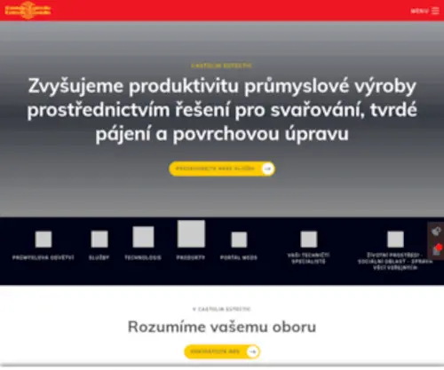 Castolin.cz(Castolin Eutectic) Screenshot