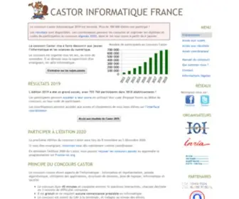 Castor-Informatique.fr(Concours) Screenshot