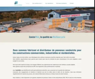 Castormat.fr(Fabricants et distributeurs de panneaux sandwichs) Screenshot