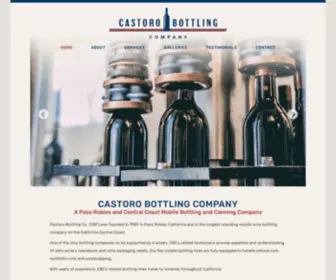 Castorobottling.com(Castoro Bottling Company) Screenshot