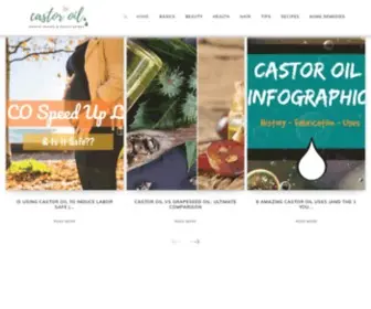 Castoroil-Guide.com(Castor Oil Guide) Screenshot