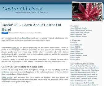 Castoroilhome.com(Castor Oil) Screenshot