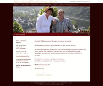 Castorwein.de(Weingut Castor Castorwein Treis) Screenshot