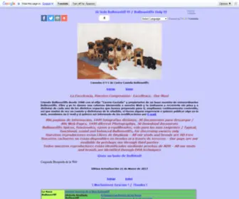 Castro-Castalia.com(Destinada a Amantes del Bullmastiffs) Screenshot