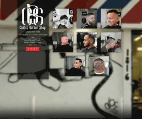 Castrosbarbershopla.com(Castro's Barber Shop LA) Screenshot