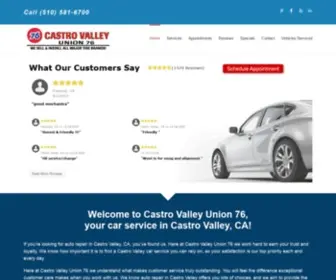 Castrovalley76.com(Auto Repair Castro Valley) Screenshot