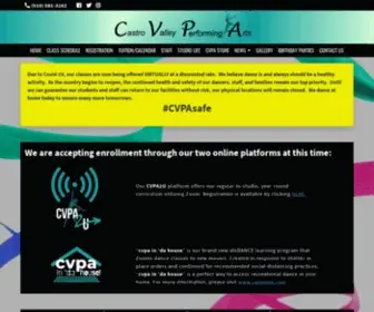 Castrovalleyperformingarts.com(Castro Valley Performing Arts) Screenshot