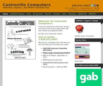 Castrovillecomputers.com(Castroville Computers) Screenshot