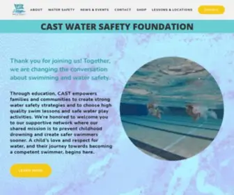 Castwatersafety.org(Cast Water Safety Foundation) Screenshot