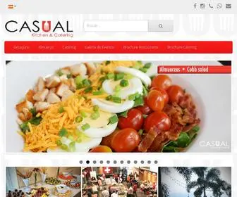 Casual-KC.com(Casual Kitchen and Catering) Screenshot