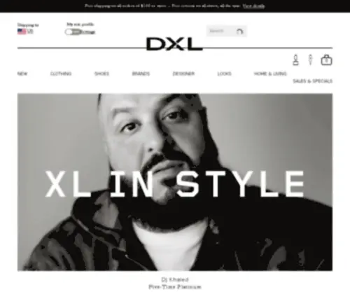 Casualmalexl.com(Shop for Big & Tall Men's Clothing & Accessories) Screenshot