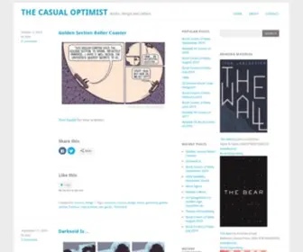 Casualoptimist.com(Books, Design and Culture) Screenshot