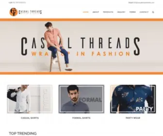 Casualthreadsindia.com(Casual Threads) Screenshot