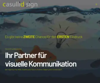 Casullidesign.ch(Herzlich willkommen) Screenshot