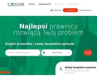 Casum.pl(Znajdź Adwokata lub Prawnika) Screenshot