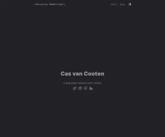 Casvancooten.com(I ramble about security stuff) Screenshot