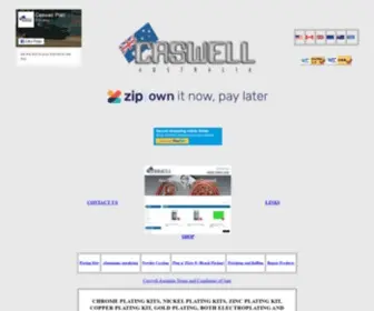 Caswellplating.com.au(Caswell Australia) Screenshot