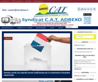 Cat-Adrexo.fr(Cat syndicat adrexo milee) Screenshot