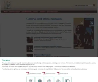 Cat-Dog-Diabetes.com(Canine and feline diabetes) Screenshot