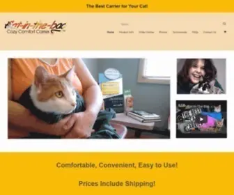 Cat-IN-The-Bag.com(The Best Cat Carrier) Screenshot