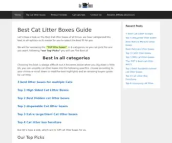 Cat-Litter-Boxes-Site.com(Top 26 BEST Cat litter boxes To BUY inAll Categories) Screenshot