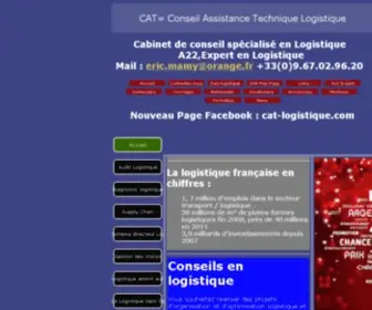 Cat-Logistique.com(Conseil Assistance Technique Logistique) Screenshot