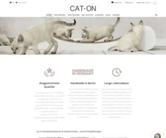 Cat-ON.com(Cat-on Kratzbäume & Kratzmöbel aus Wellpappe) Screenshot
