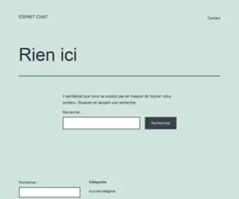 Cat-Spirit.eu(Esprit Chat) Screenshot