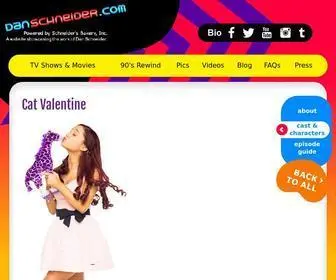 Cat-Valentine-Danschneider.com(Dan Schneider) Screenshot