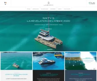 Cata-Lagoon.com(Lagoon : Constructeur de catamarans à voile et à moteur) Screenshot