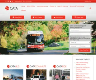Catabus.com(Centre Area Transportation Authority (CATA)) Screenshot